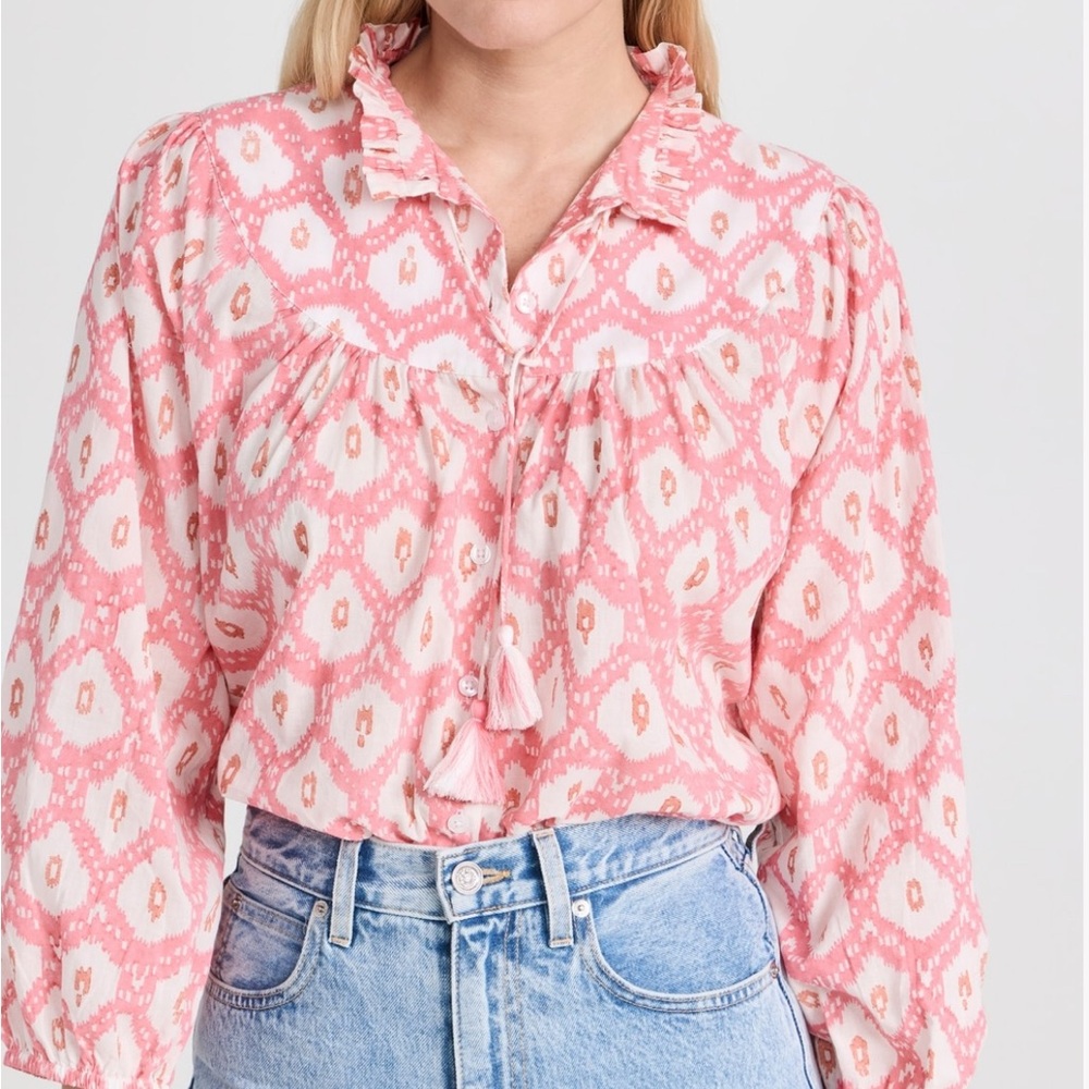 Marea Bohemian Women’s Ikat George Top - small